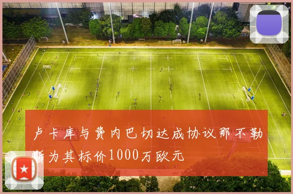 卢卡库与费内巴切达成协议那不勒斯为其标价1000万欧元